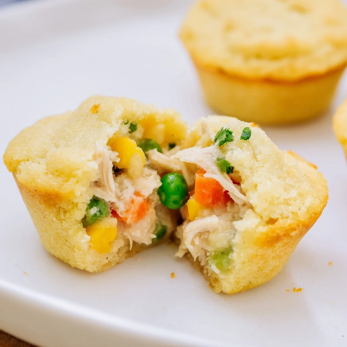 Mini Chicken Cornbread Muffins
