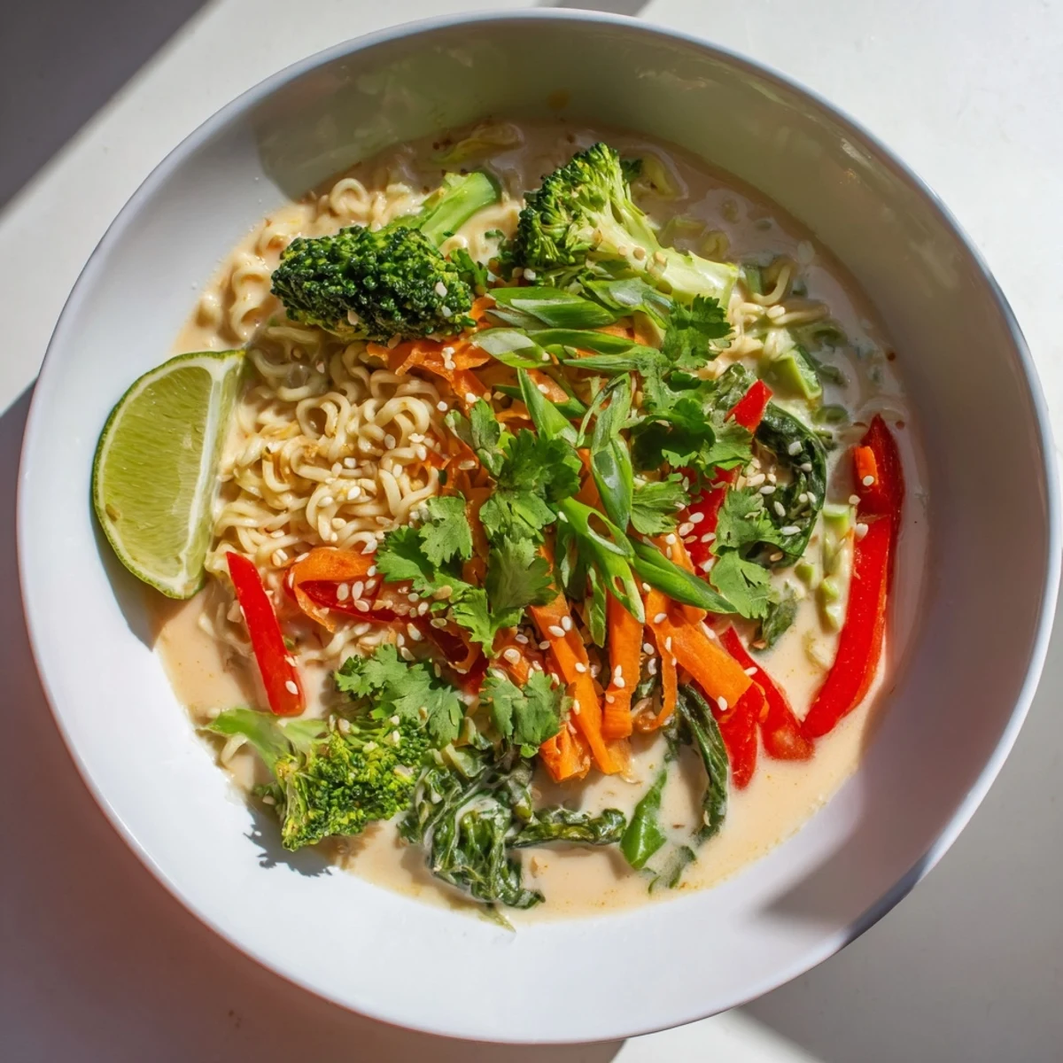 Creamy Coconut Curry Ramen