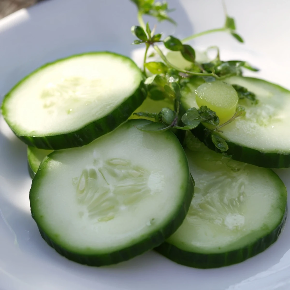 Lucky Four-Leaf Clover Snack: Cucumber and cheddar cheese shamrock snacks with green grape centers ready to eat.