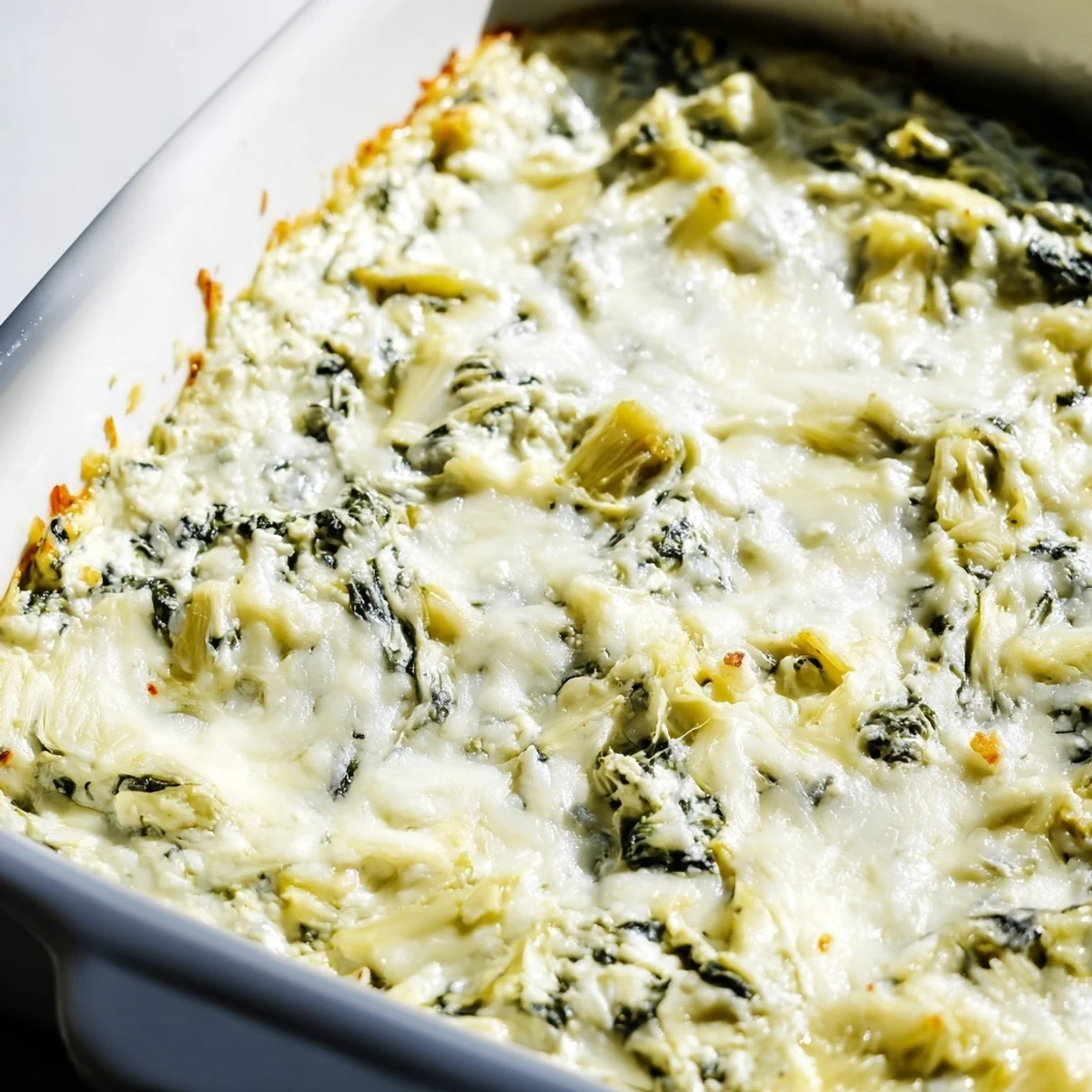 Cheesy Spinach Artichoke Dip