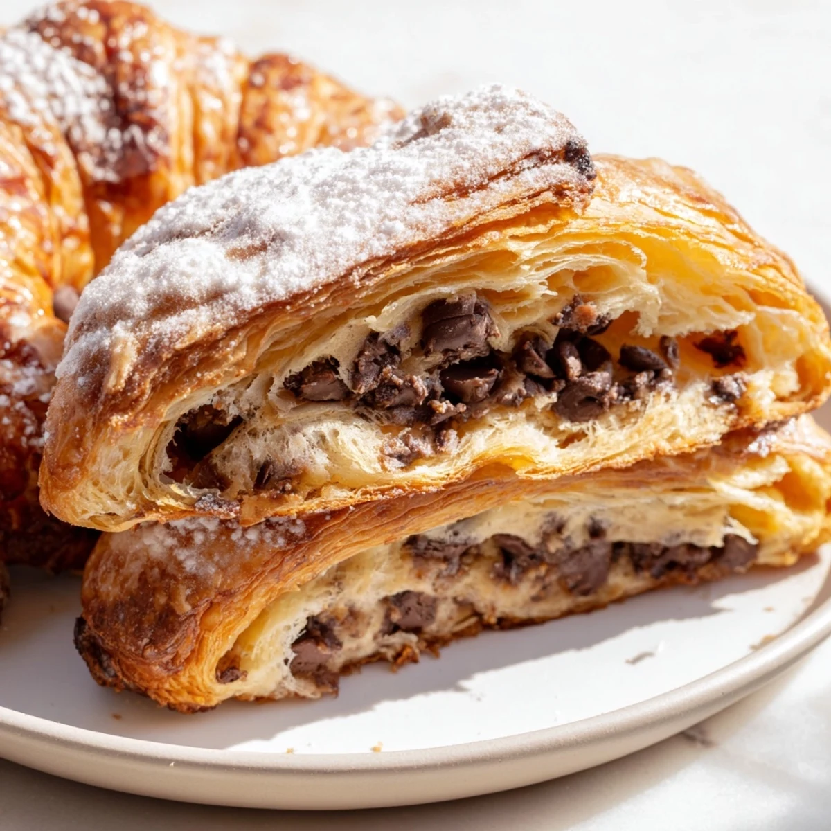 Warm, gooey Cookie Croissant, a delightful pastry fusion perfect for dessert or brunch gatherings.