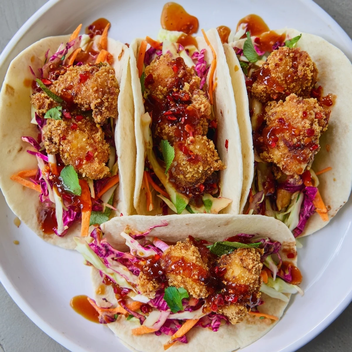 Hot Honey Chicken Tacos