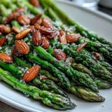Lemon Butter Asparagus Almonds
