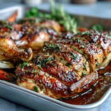 Herb Butter Roast Chicken