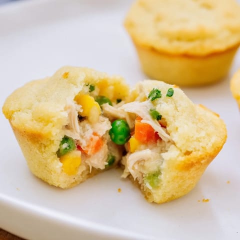 Mini Chicken Cornbread Muffins