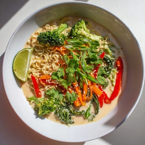 Creamy Coconut Curry Ramen