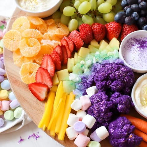 Magical Unicorn Rainbow Snack