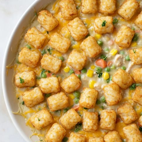 Crispy Tater Tot Casserole