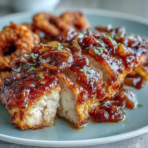 Southern Smothered Chicken Onion