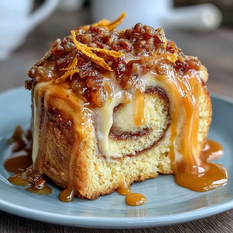 Soft orange rolls with orange cream cheese frosting, freshly baked and swirled with citrus filling, topped with creamy frosting.