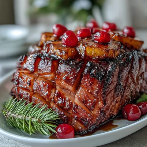 Honey Glazed Ham Pineapple