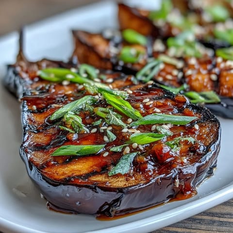 Miso Glazed Eggplant
