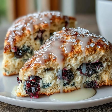 Lemon Blueberry Scones