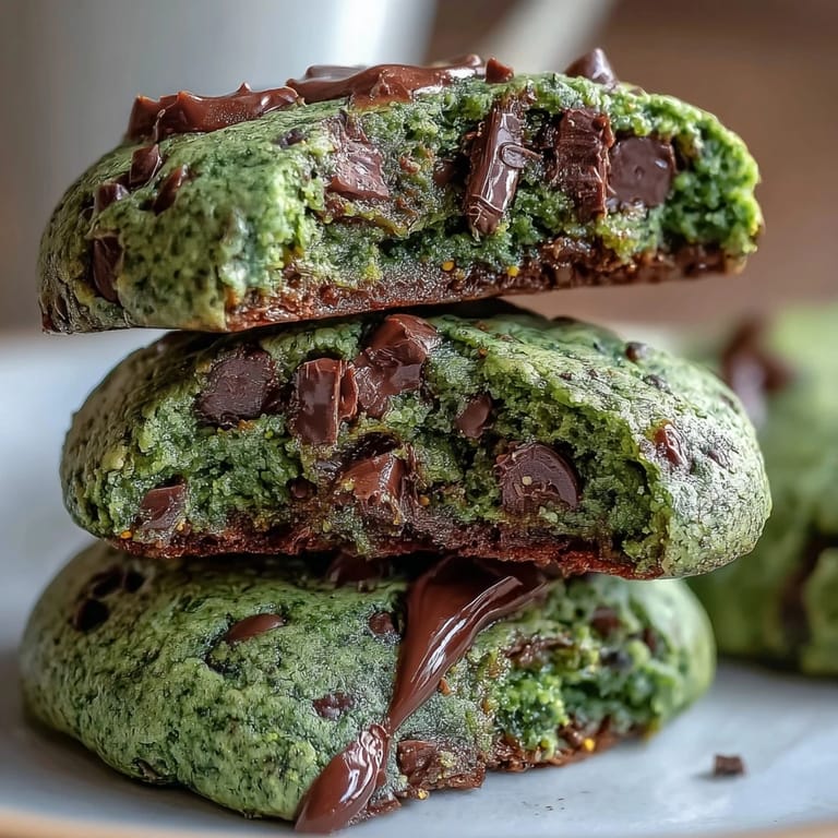 Soft, naturally colored pistachio cookies with white chocolate chips, offering a delightful vanilla-nut flavor in every bite.